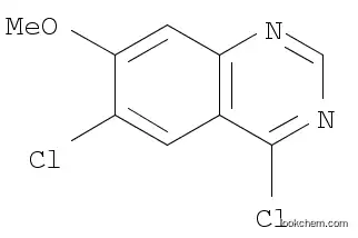 Molecular Structure of 205584-69-6 (4,6-Dichloro-7-methoxyquinazoline)
